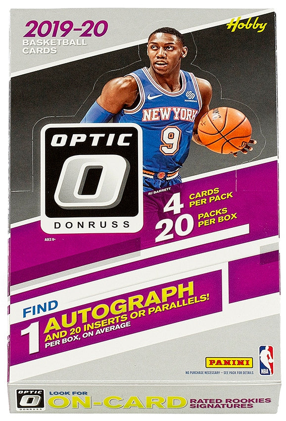 2019-20 Panini Basketball Donruss Optic Hobby Case